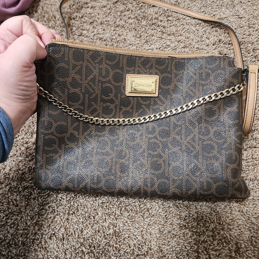 Calvin Klein Brown Crossbody Bag